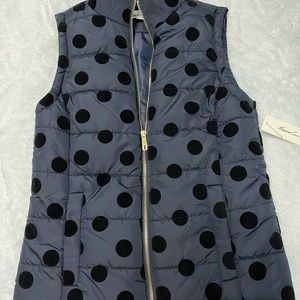 Kenneth Cole Puffer Vest Jacket womens Navy blue color Size Xs  NWT Very cute